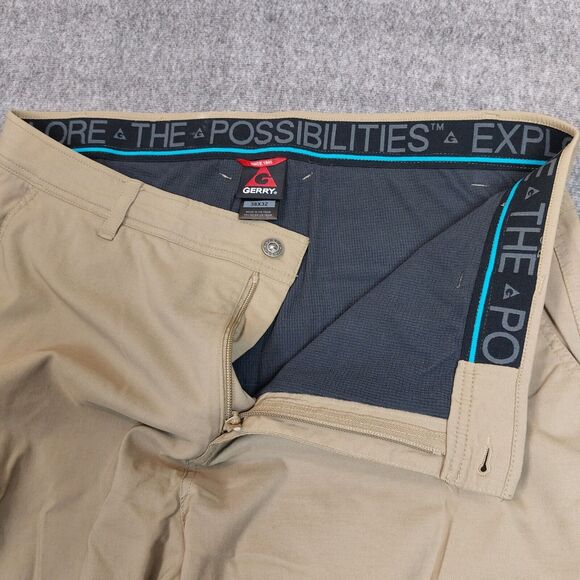 Gerry Pants Mens Venture Fleece Lined Stretch Comfort Cargo Pocket 38X32 (39x30) - Picture 8 of 8